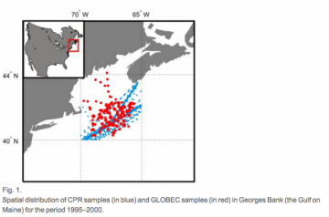 Gabriel Reygondeau published on spatial and temporal patterns of C. finmarchicus plankton